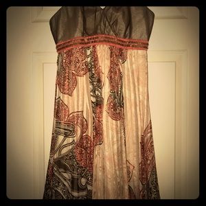 Strapless BCBG cocktail dress